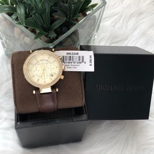 Parker Chronograph Quartz Gold Dial Watch